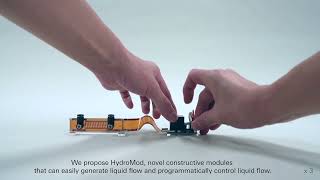 [Preview] HydroMod : Constructive Modules for Prototyping Hydraulic Physical Interfaces