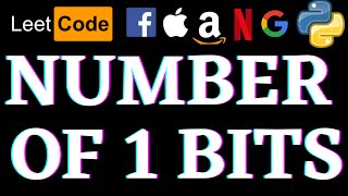 Number Of 1 Bits | Leetcode Python Solution | Python