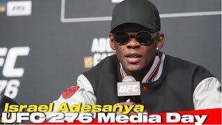 Israel Adesanya: “It’s Time to Eat” | UFC 276 Media Day