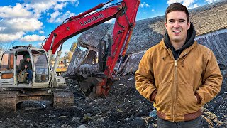 Demolishing Old Farm Buildings