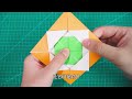 【daoche】origami spinning top 十字旋風摺紙陀螺，轉的又快又穩！