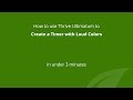 Create a countdown timer with loud colors