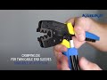 Klauke K507WF | Crimping Tool With Interchangeable Crimping Dies For Wire End Sleeves