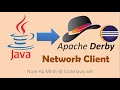 Java Connect to to Derby Database in Network Client Mode (Eclipse)