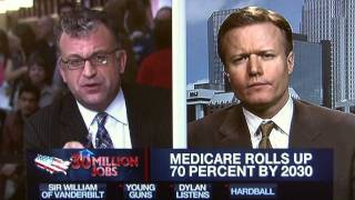 Steven Greer, MD discusses on MSNBC's Dylan Ratigan show healthcare jobs and Medicare