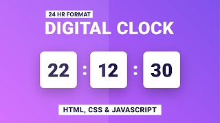 How To Create Simple and Advance JavaScript Clock by Using HTML5, CSS3 & JavaScript. A Must Video.
