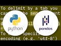 Writing a pandas DataFrame to CSV file