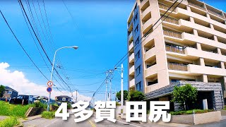 【車載動画】日立市 多賀~市民会館通り~６国田尻 4K 2022