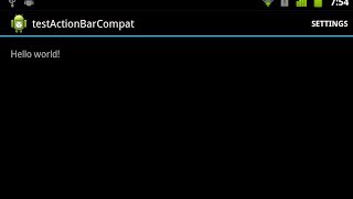 Example of using ActionBarCompat with android-support-v7-appcompat