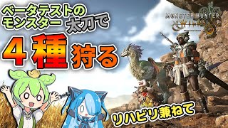 【#monsterhunterwilds】ベータテストのモンスター狩る【VOICEVOX実況】