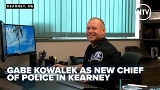 Gabe Kowalek as new chief of police in Kearney