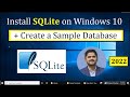 How to install SQLite on Windows 10 | 2022 | Amit Thinks