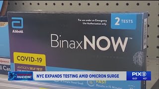 NYC expands testing amid omicron surge