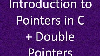 Programming Interview: Introduction to double Pointers