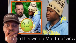lil Dump Throws Up Mid Interview