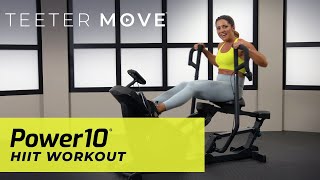 9 Min HIIT Workout | Power10 Elliptical Rower | Teeter Move
