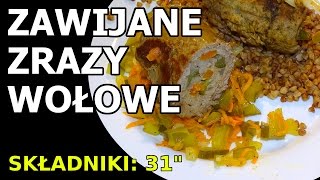 Zawijane - zrazy wołowe.