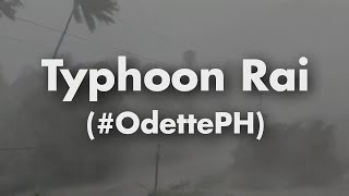 The Track of Typhoon Rai (Odette)
