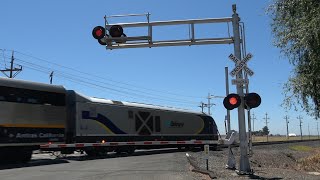 Amtrak CDTX 2108 Capitol Corridor West - Fox Rd. Railroad Crossing, Dixon CA