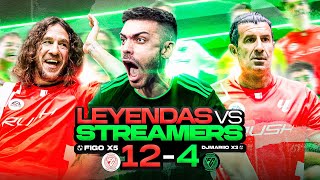 LEYENDAS 12-4 YOUTUBERS ( DjMaRiiO vs FIGO vs PUYOL vs MORIENTES ...) RUSH EN LA VIDA REAL