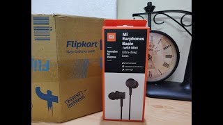 Mi Basic Wired Headset with Mic Unboxing