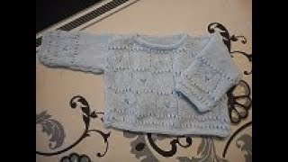 Tuto Tricot Brassiere Bebe Au Point Ajoure Parti 1