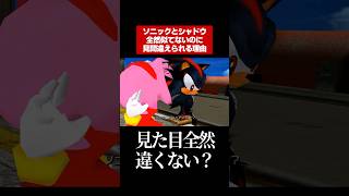 ソニックとシャドウが見間違えられる理由 #sonic #sonicthehedgehog #ソニック