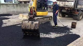 時間貸し駐車場工事🎵