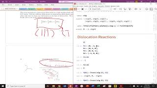 MECH293A: Lecture 9: Dislocation Reactions and Slip System