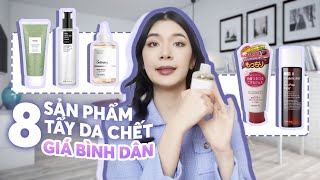 8 TẨY DA CHẾT LƯỢT MUA KHỦNG GIÁ BÌNH DÂN!! Tốt thật không??