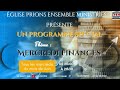 Eglise PEM - Mercredi Finances