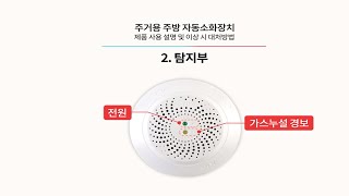 Kfire 주거용 주방 자동소화장치_탐지부