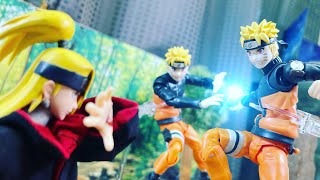 NARUTO stop motion naruto vs deidara