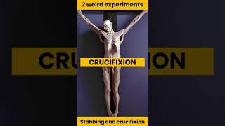 Two Weird Experiments Crucifixion And Stabbing Themselves | @THOUGHTCTRL | #shorts