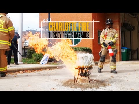 Turkey Fryer Safety Tips At Firehouse 1 - YouTube