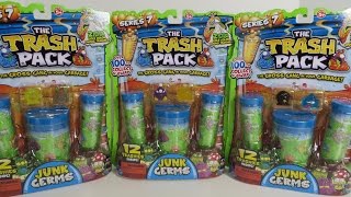 The Trash Pack Junk Germs Series 7 Trashies Opening Toy Review