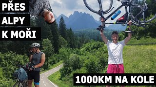 Přes Alpy k moři | 1000km na kole