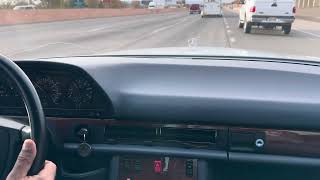 1991 Mercedes-Benz 350SDL Driving