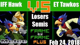 FxFP - Melee Top 4 LS -  IFF Hawk (Fox/Falco) VS ET Tawkos (Falco)