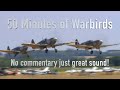 50 Minutes of amazing Warbird Flying -  GREAT SOUND, NO COMMENTARY