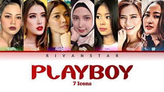 7 Icons Playboy Color Coded Lyrics