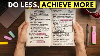 I deleted 80% of my habits and became more productive