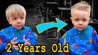 How To Cut Toddlers Hair At Home For Beginners | Professional Stylist Results! |