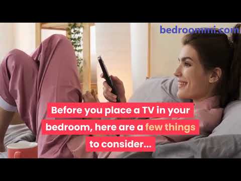 Where can I put my TV in my bedroom?