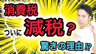 ついに日本政府が「消費税減税」を検討開始！驚きの理由を税理士が解説！