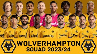 WOLVERHAMPTON WANDERERS F.C. Squad Season 2023/24 | Wolves | FootWorld