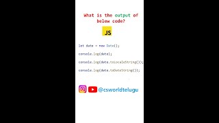date object in JavaScript | JavaScript tutorials in Telugu | JavaScript #javascript #webdevelopment
