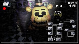 FNAF 2 in REAL TIME ll Purple Guy vs Golden Toy Freddy Animation - feat: Shadow Bonnie (fanmade)