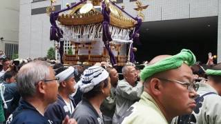 東京　日本橋　小網神社　御鎮座５５０年記念大祭　本社神輿渡御　Koamijinja Nihonbashi Tokyo Japan