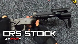 How to remove a CRS Butt stock (Blitz, Mk6, Ghost, MPX ect.)